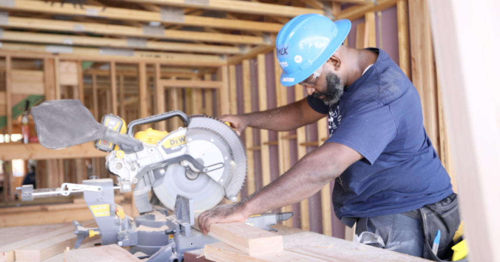 Habitat for Humanities work to build new homes with the Home Ownership Program