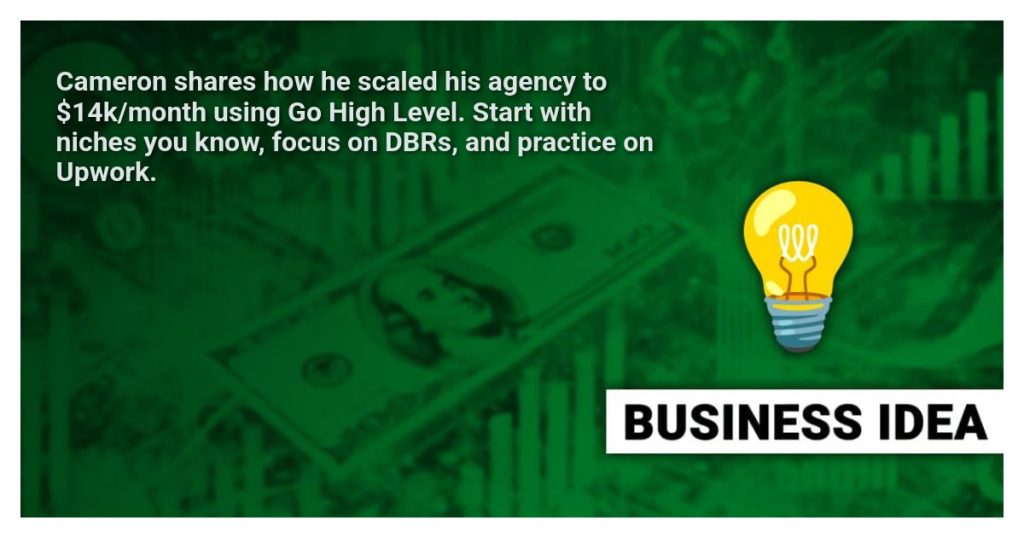 $14K/Month With His Solo Operated Agency