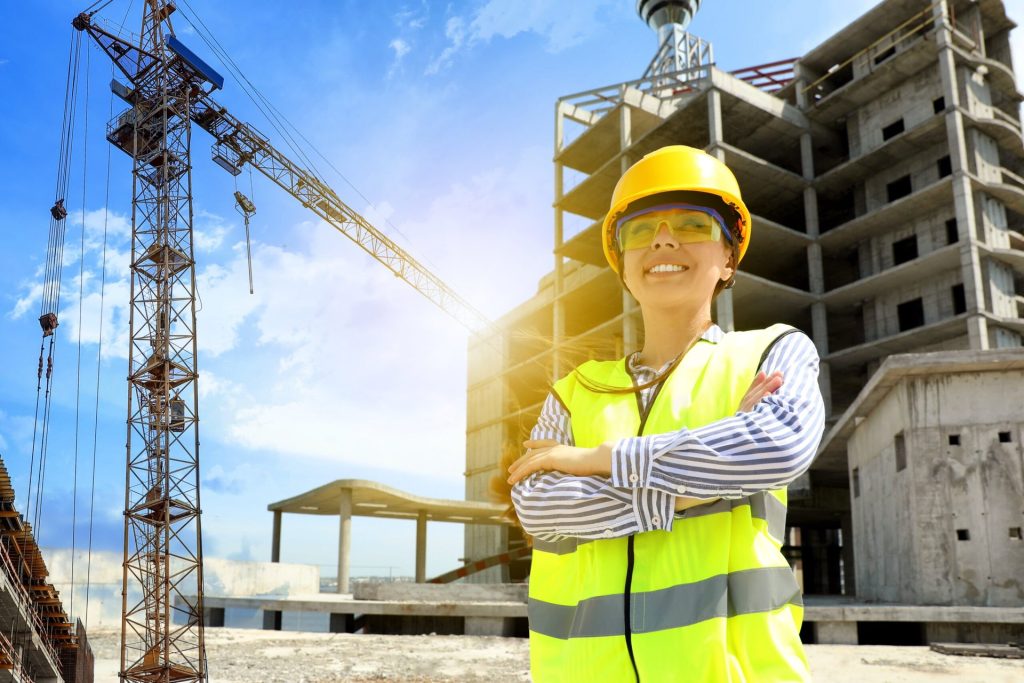 Female civil engineer