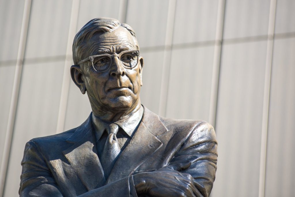 8 Retirement Lessons From Legendary UCLA Coach John Wooden Statue of John Wooden