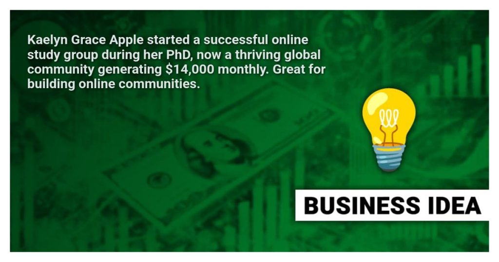 Her 8-Person Study Group Became a $14K/Month Business