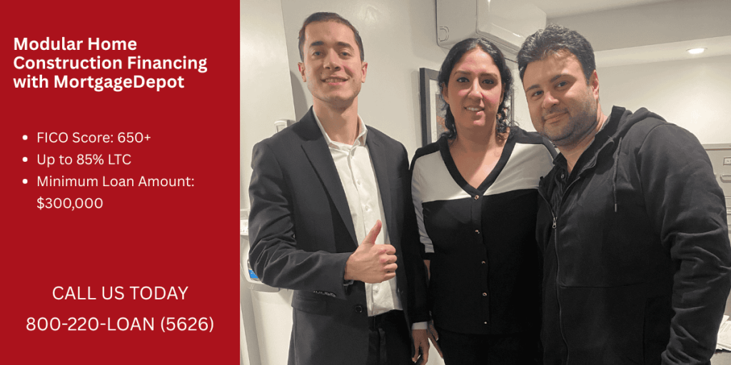 Modular Home Construction Financing With MortgageDepot Modular Home Construction Financing With MortgageDepot