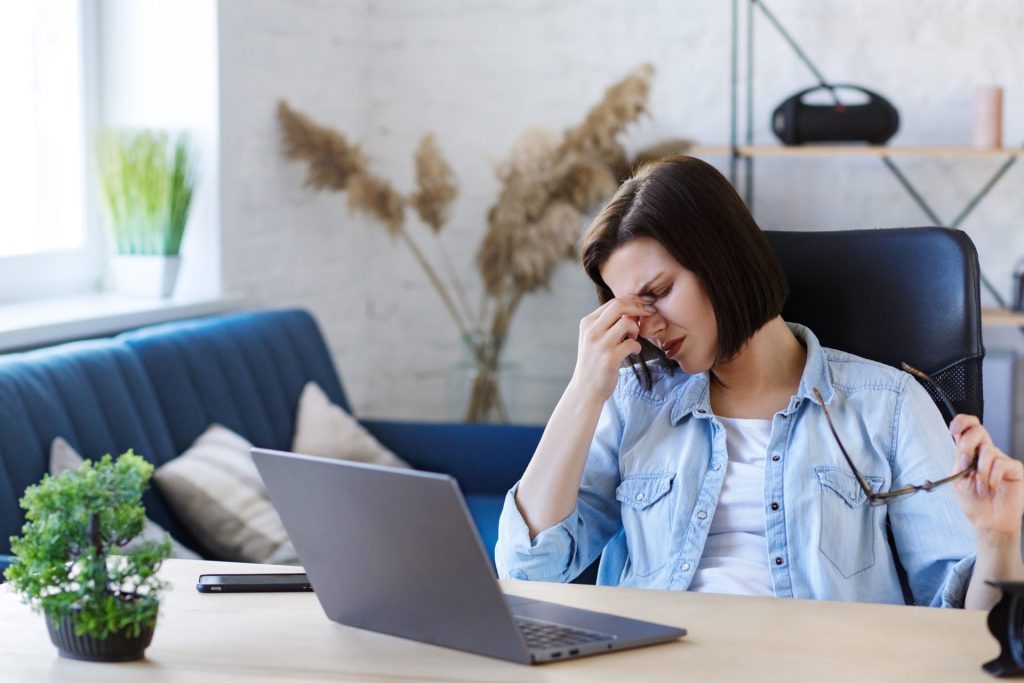 freelancer burnout frustrated remote worker